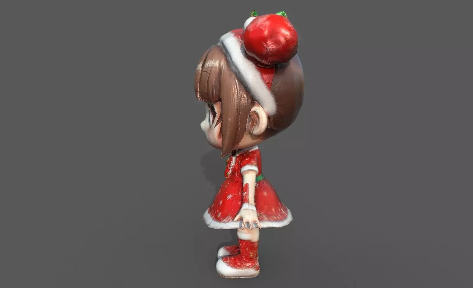 Chibi Adventure Heroes Pack 3 Low-poly 3D model_44