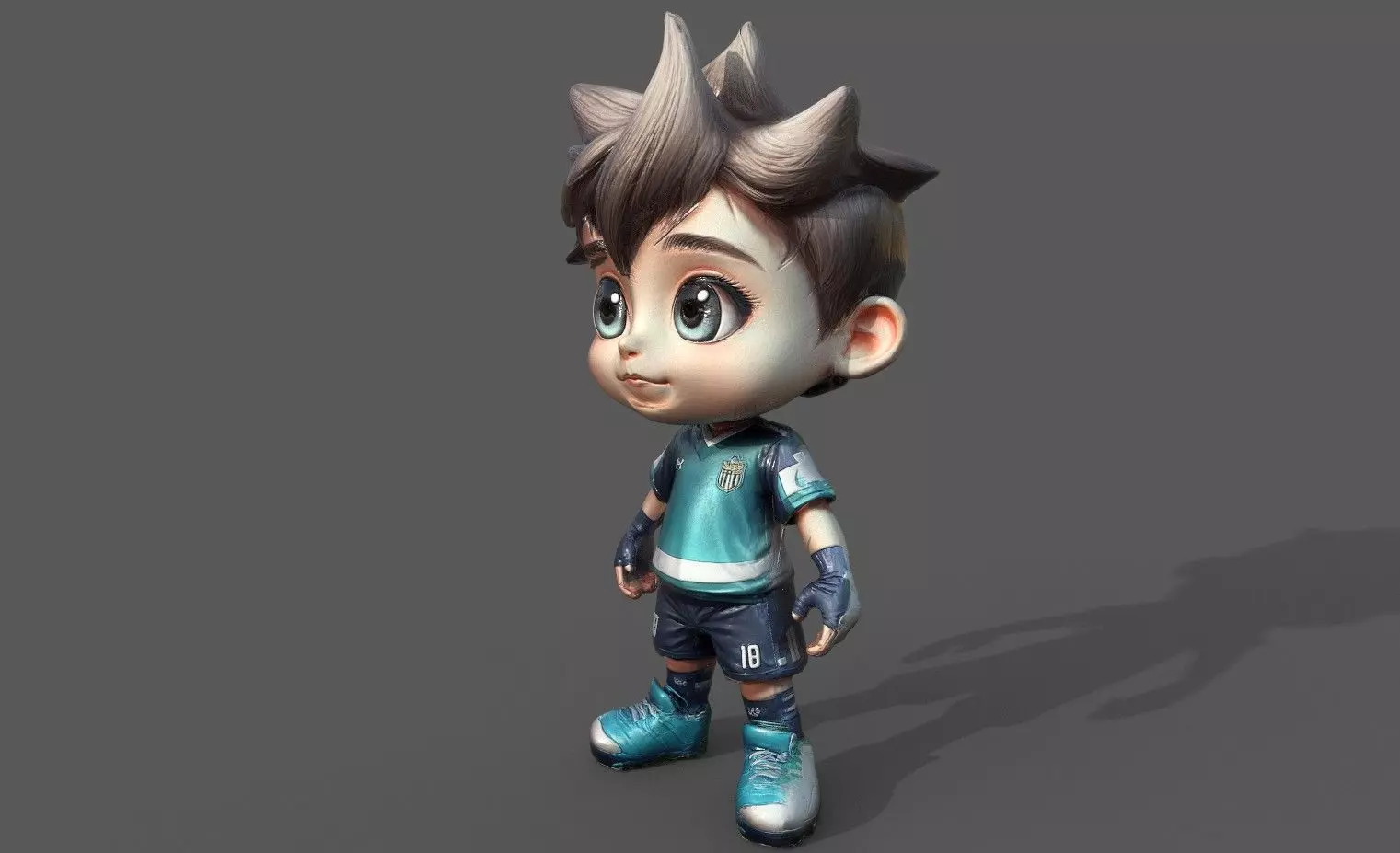 Chibi Adventure Heroes Pack 3 Low-poly 3D model_39