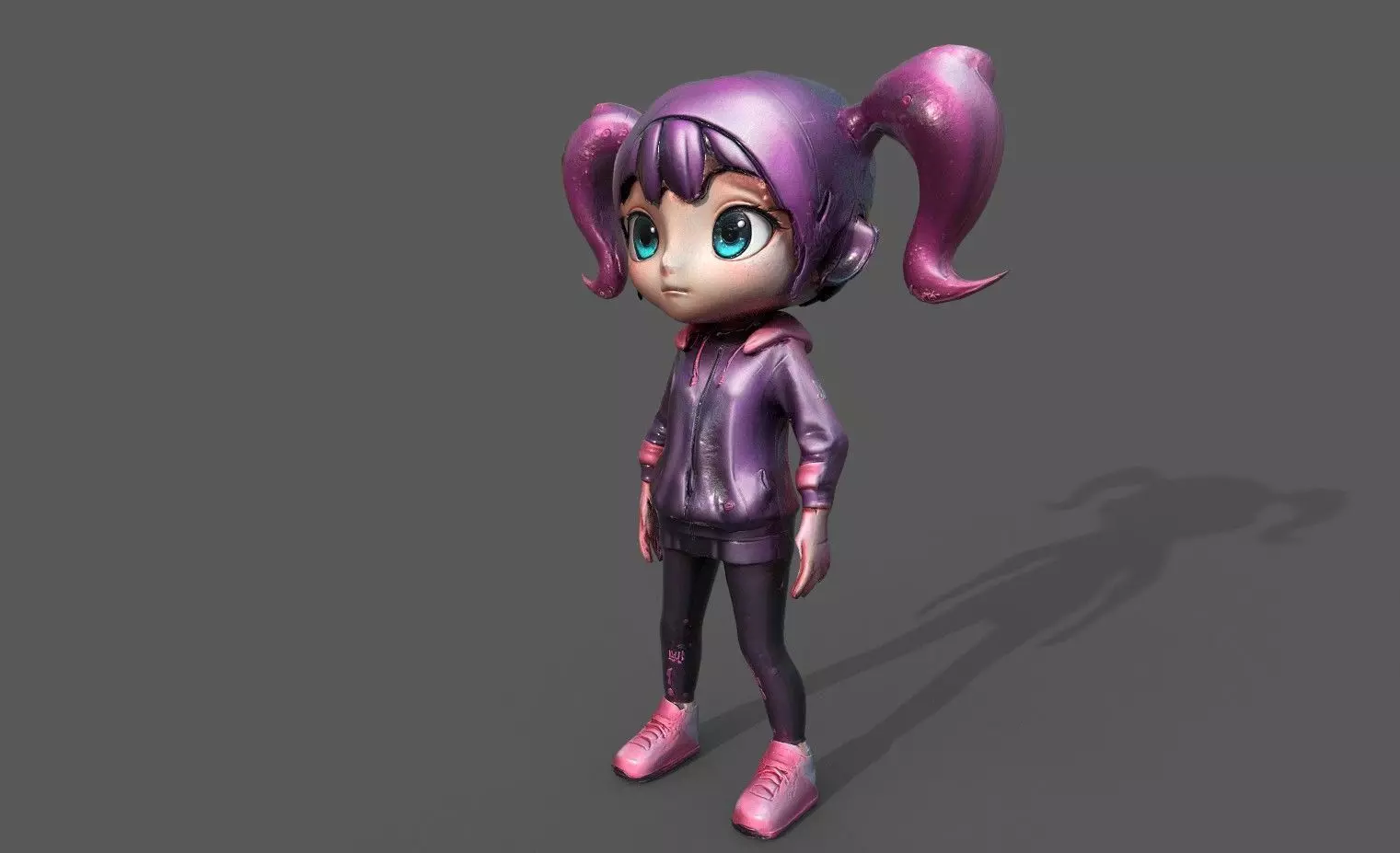 Chibi Adventure Heroes Pack 3 Low-poly 3D model_34