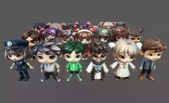 Chibi Adventure Heroes Pack 3
