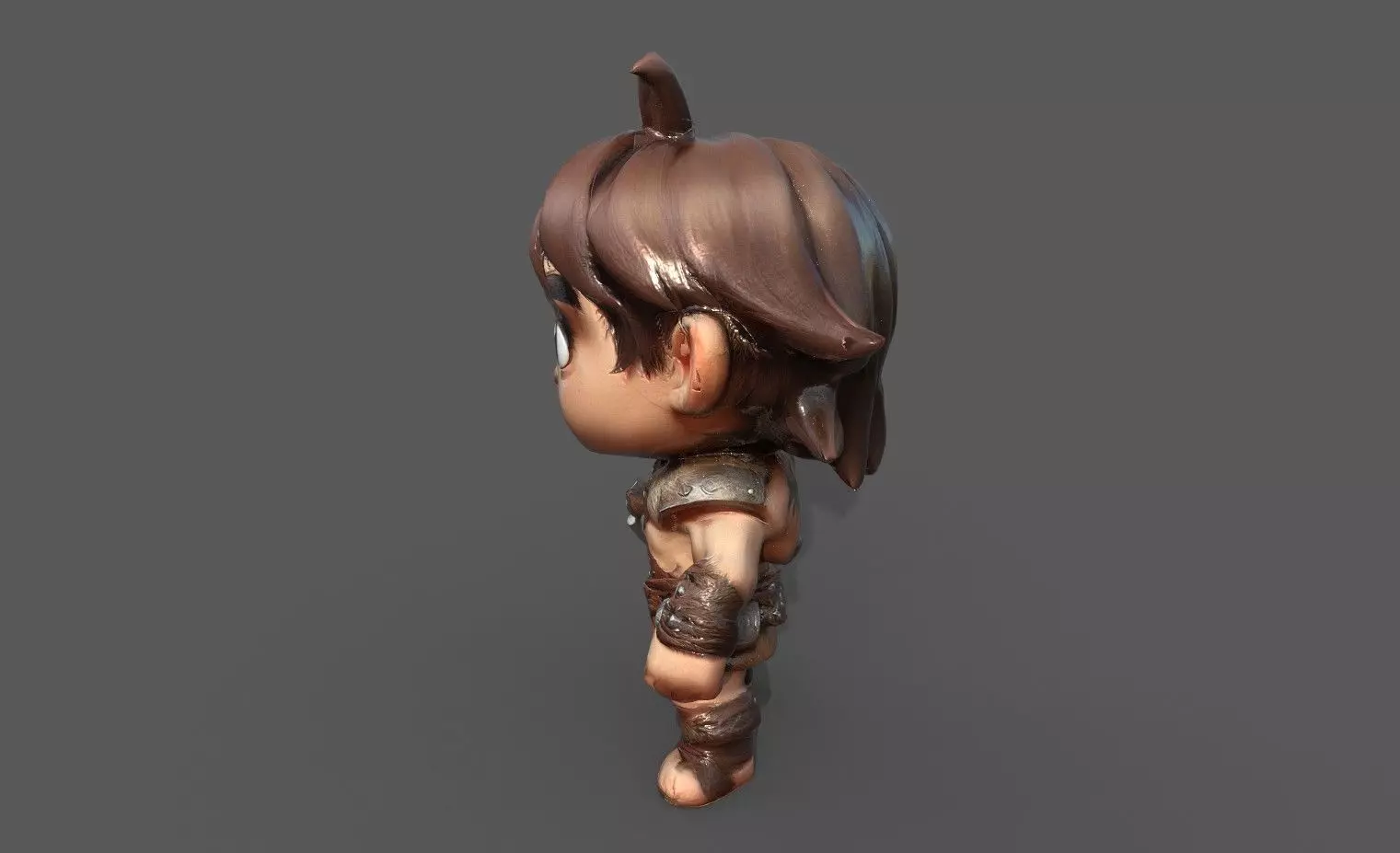 Chibi Adventure Heroes Pack 3 Low-poly 3D model_58