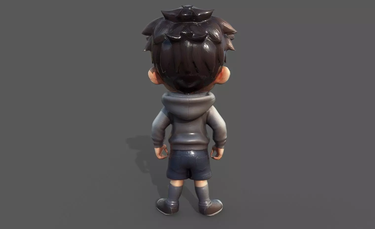 Chibi Adventure Heroes Pack 3 Low-poly 3D model_65