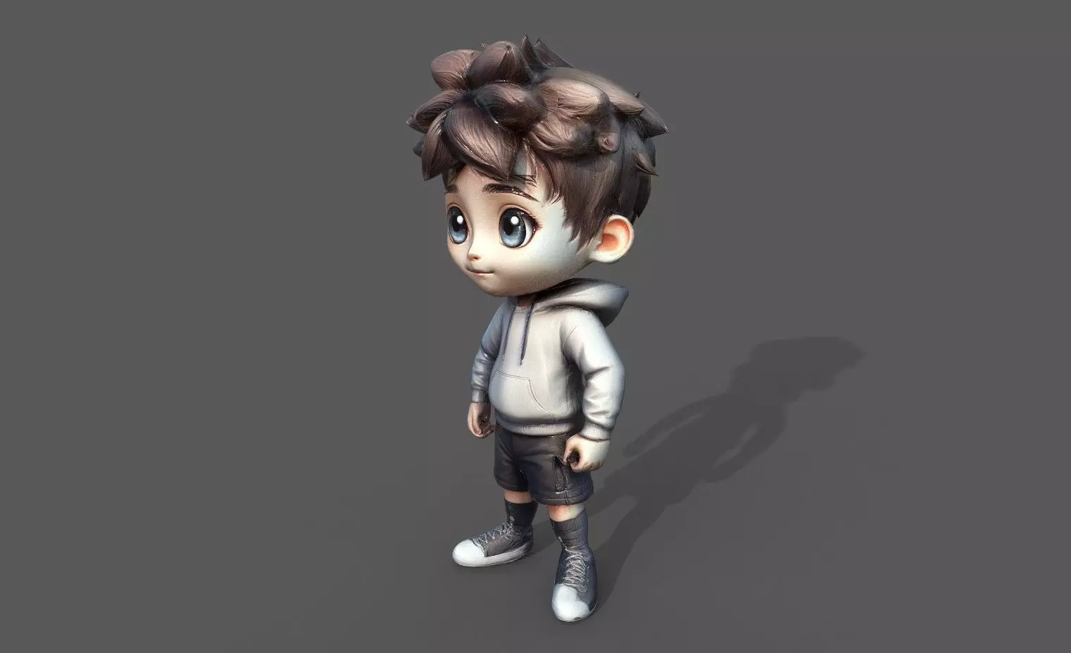 Chibi Adventure Heroes Pack 3 Low-poly 3D model_25