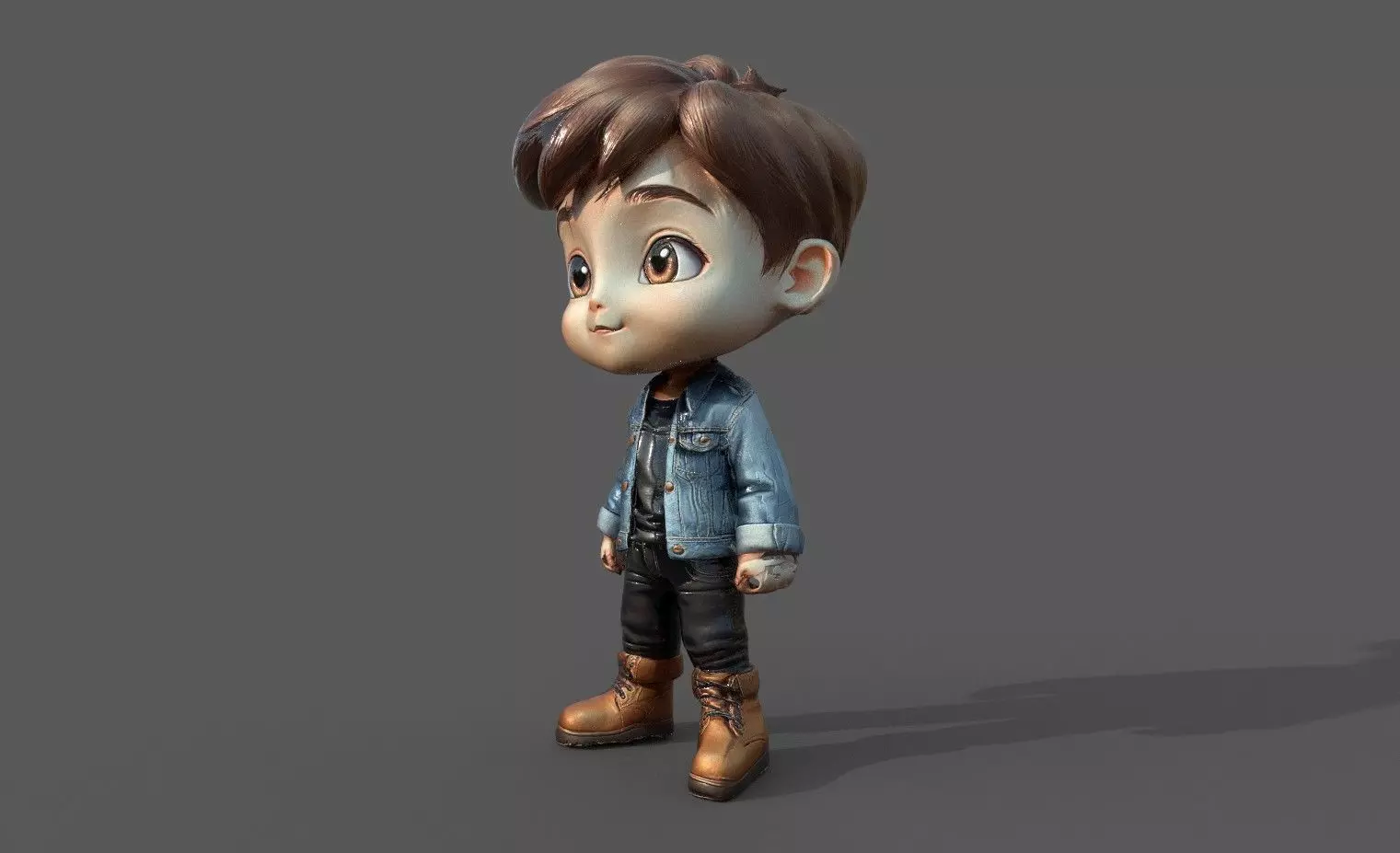 Chibi Adventure Heroes Pack 3 Low-poly 3D model_29