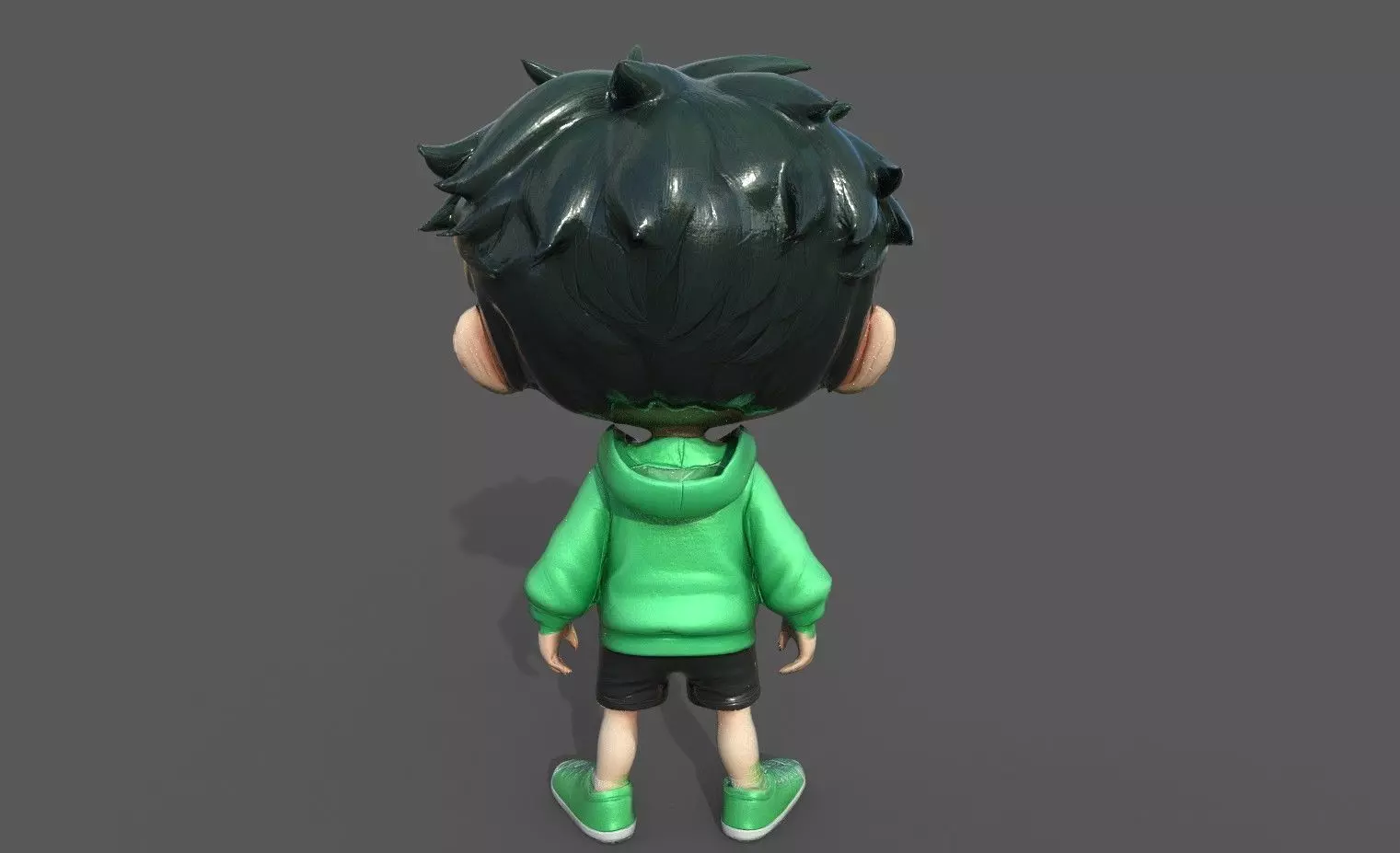 Chibi Adventure Heroes Pack 3 Low-poly 3D model_72