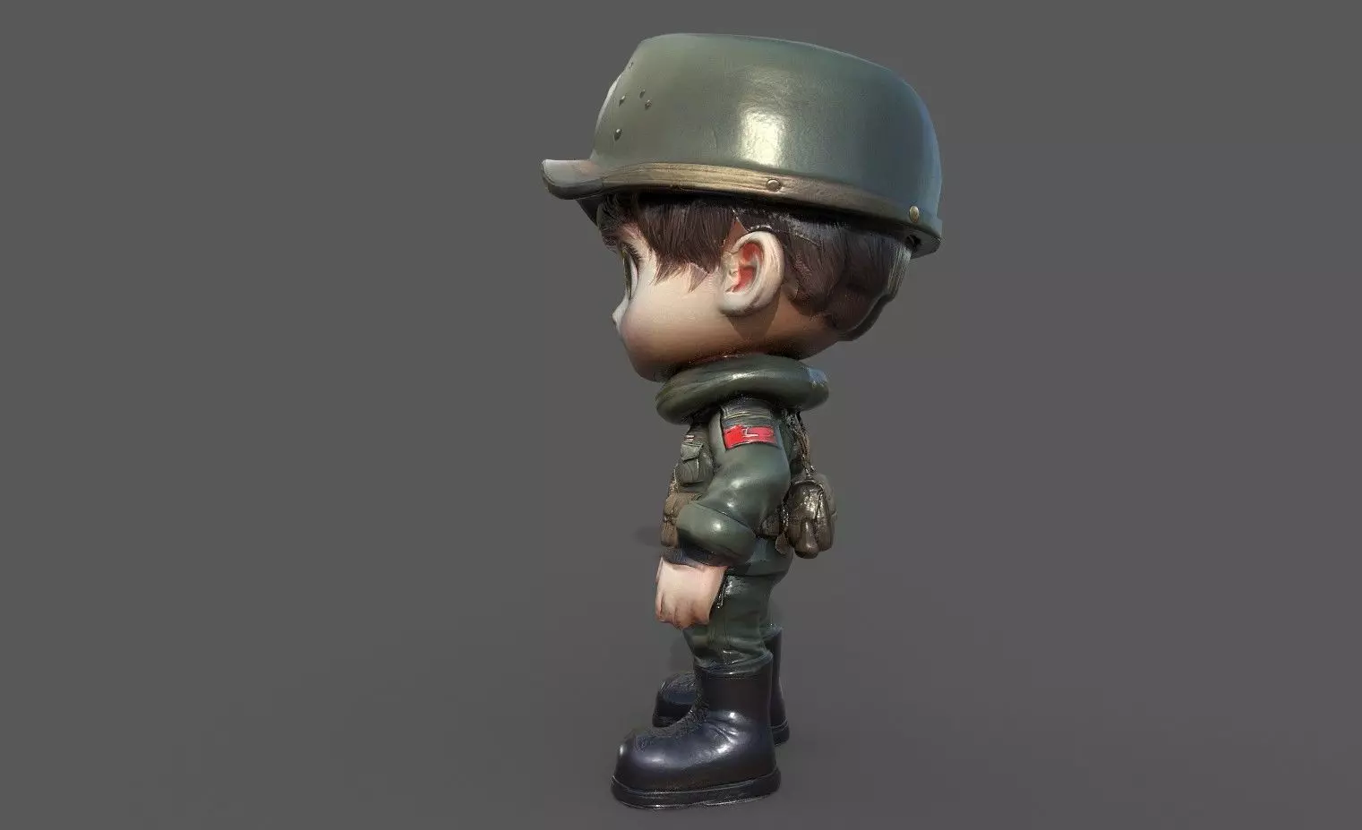 Chibi Adventure Heroes Pack 3 Low-poly 3D model_56