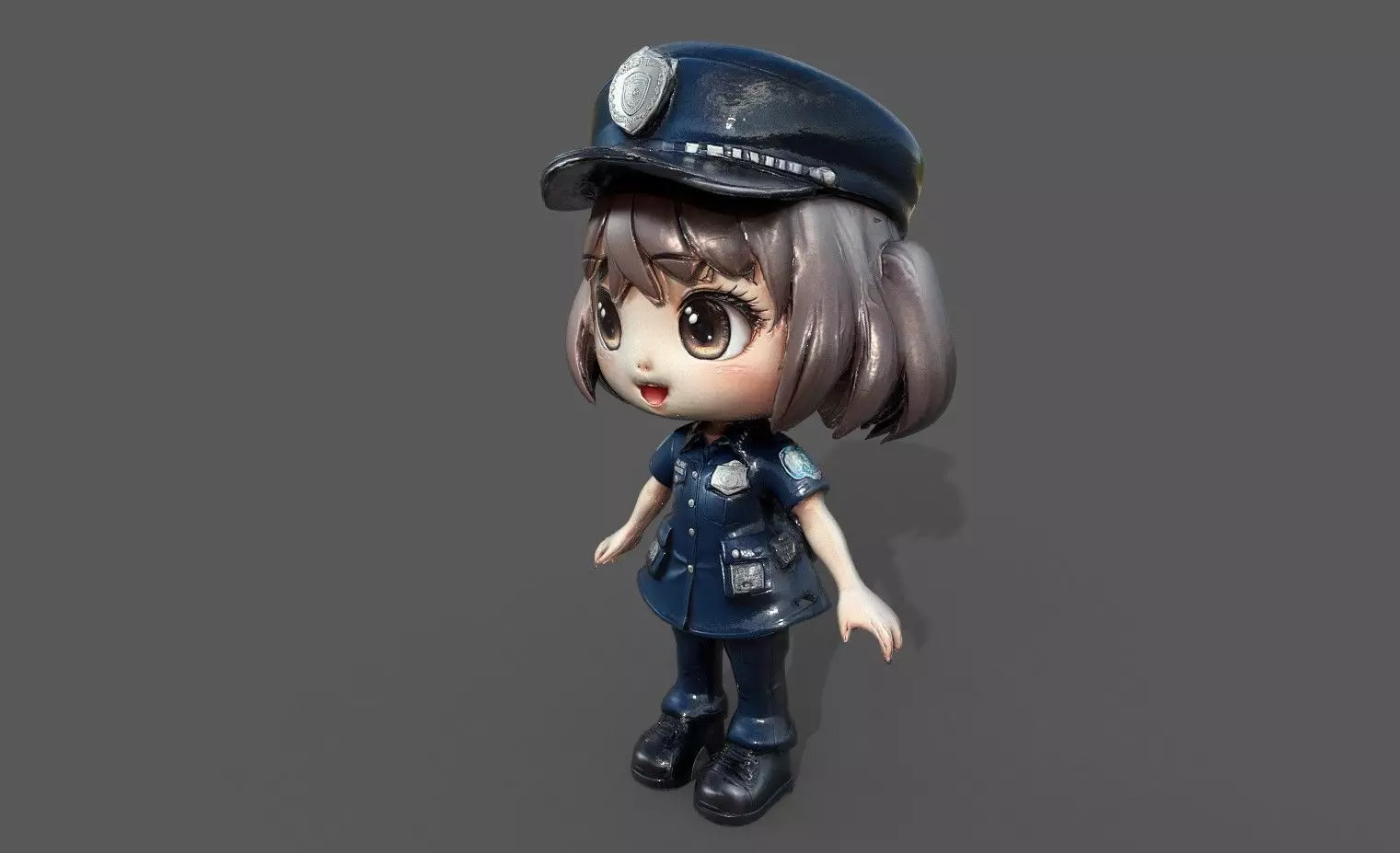 Chibi Adventure Heroes Pack 3 Low-poly 3D model_35