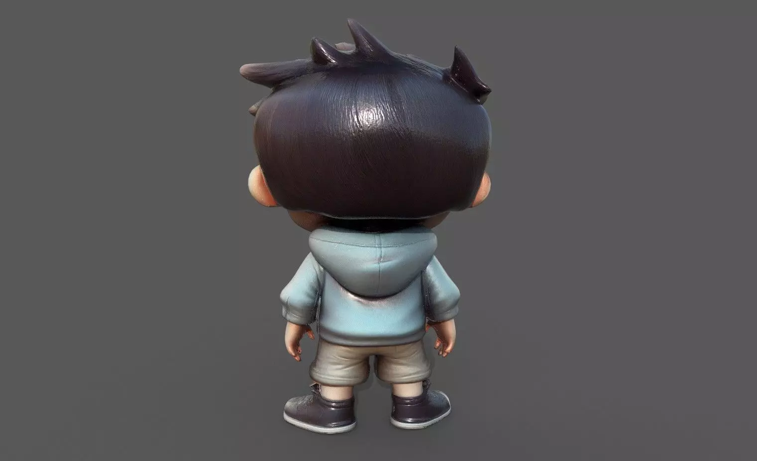 Chibi Adventure Heroes Pack 3 Low-poly 3D model_68