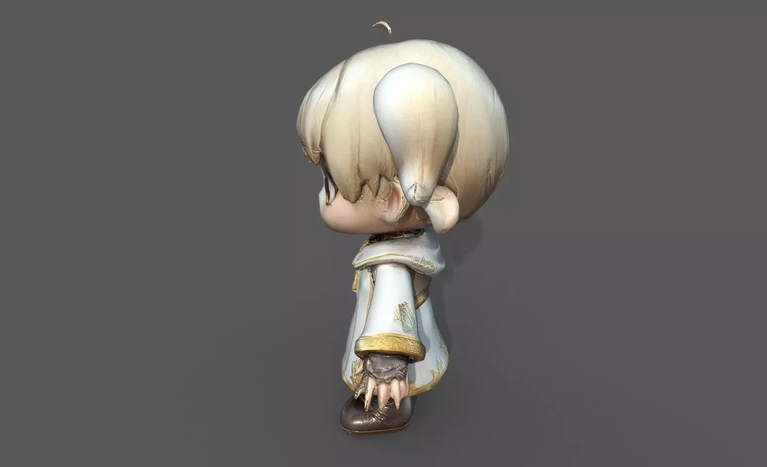Chibi Adventure Heroes Pack 3 Low-poly 3D model_42