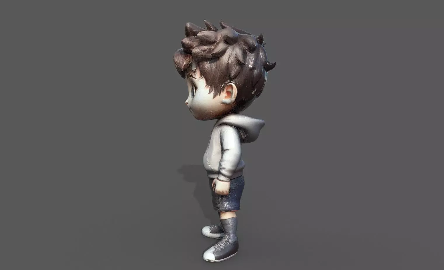 Chibi Adventure Heroes Pack 3 Low-poly 3D model_45