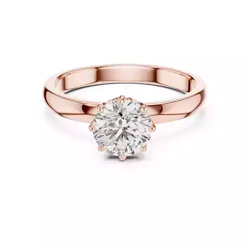 Round Diamond Solitaire Ring