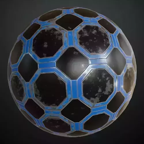 Dark Seamless Fine Diamond Plate Metal PBR Texture