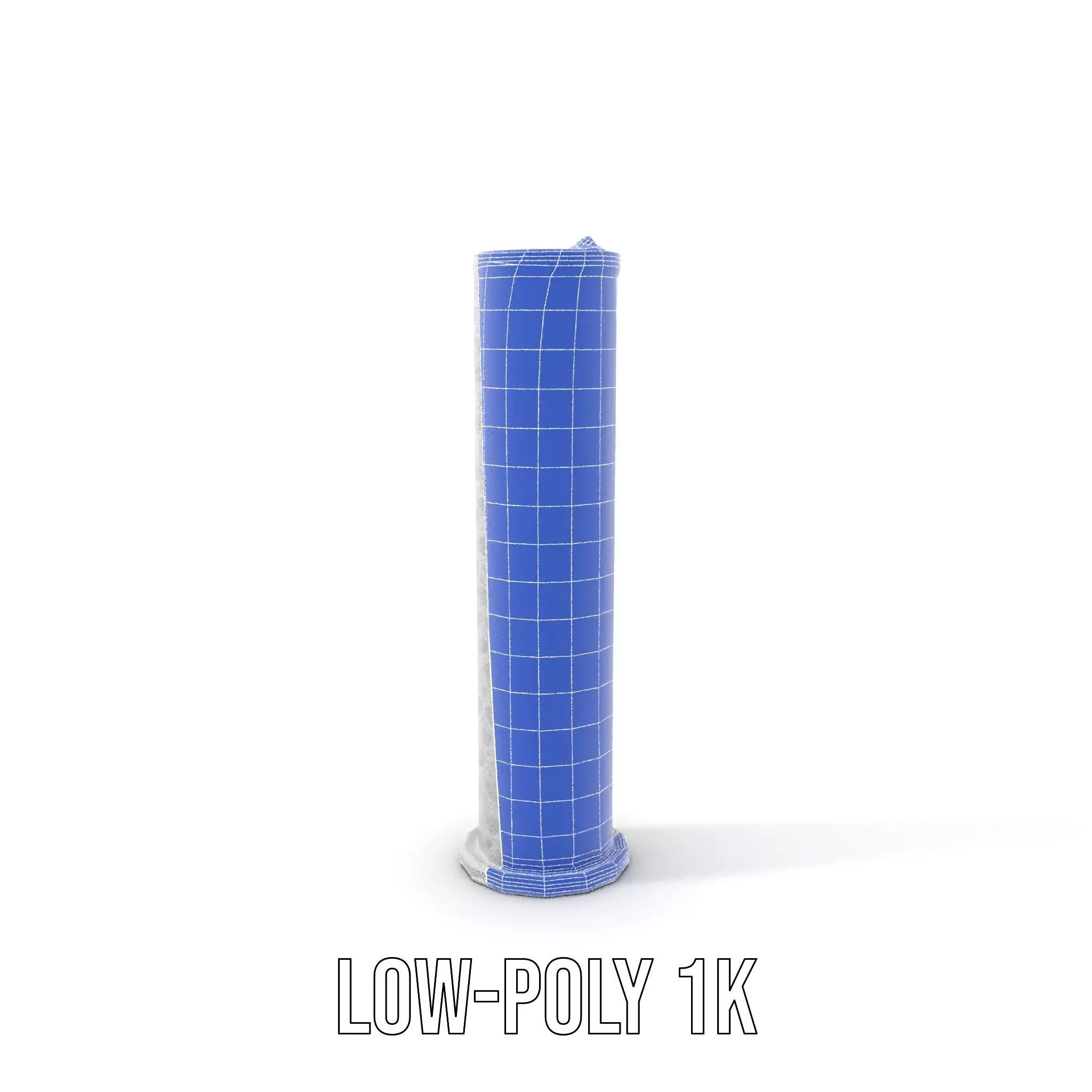 Intricate Silver Cylinder model pack Low-poly 3D model_14