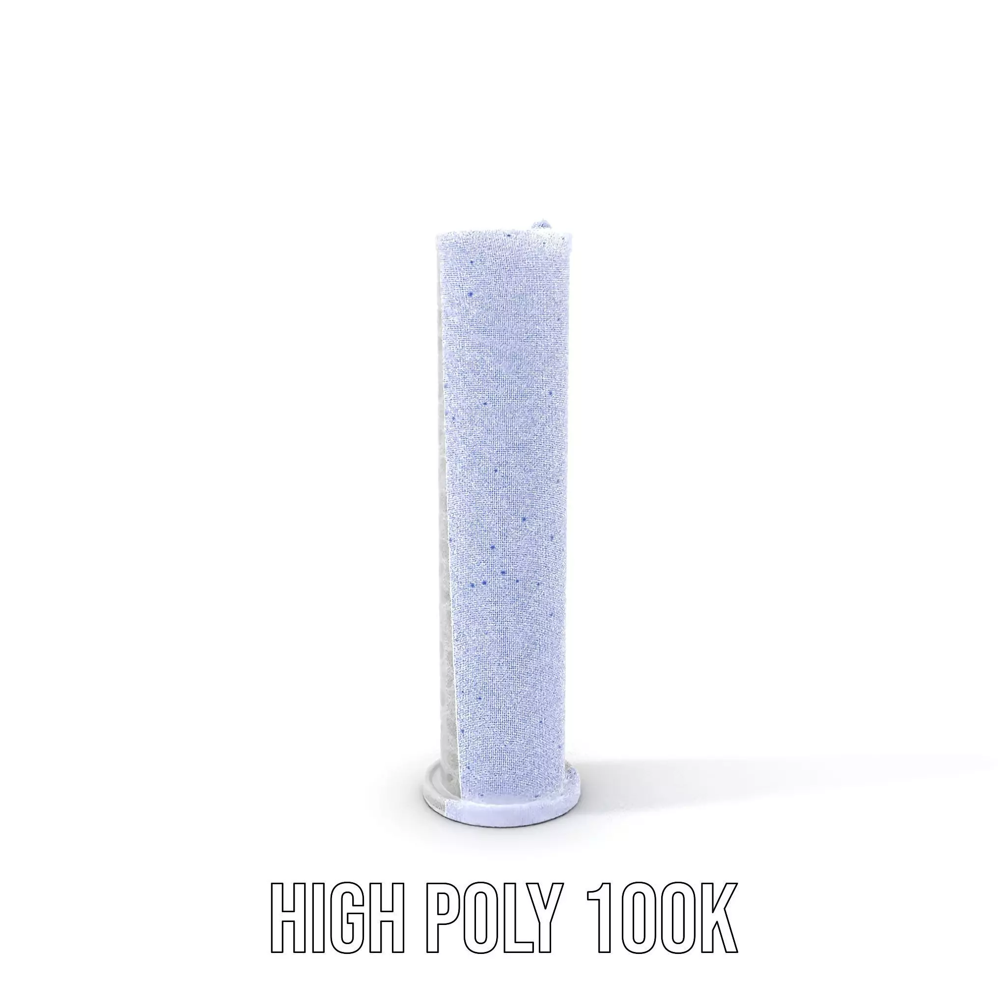 Intricate Silver Cylinder model pack Low-poly 3D model_4