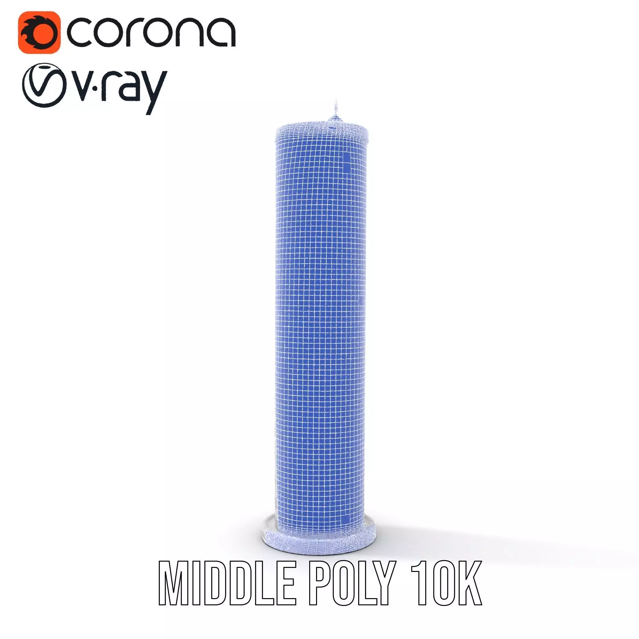 Intricate Silver Cylinder model pack Low-poly 3D model_27