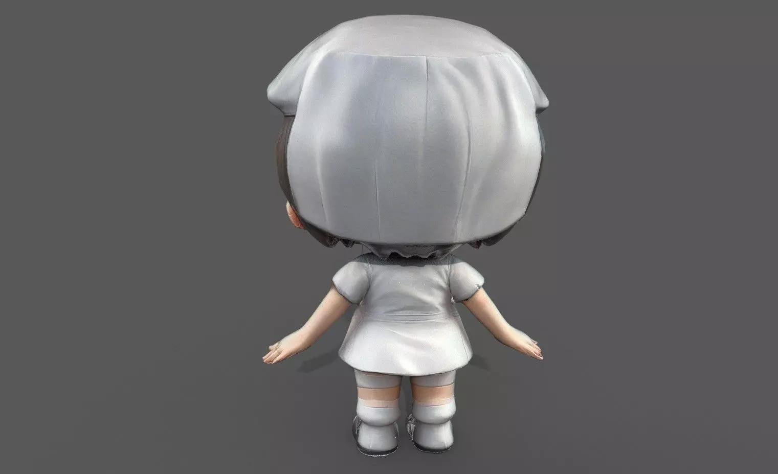 Chibi Adventure Heroes Pack 5 Low-poly 3D model_61
