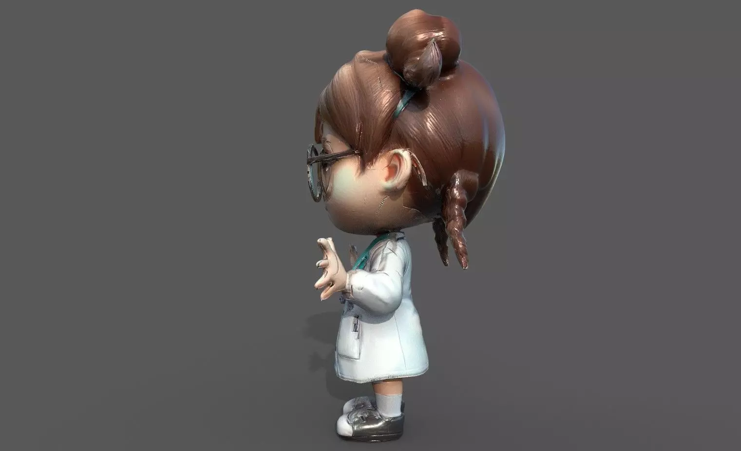 Chibi Adventure Heroes Pack 5 Low-poly 3D model_42