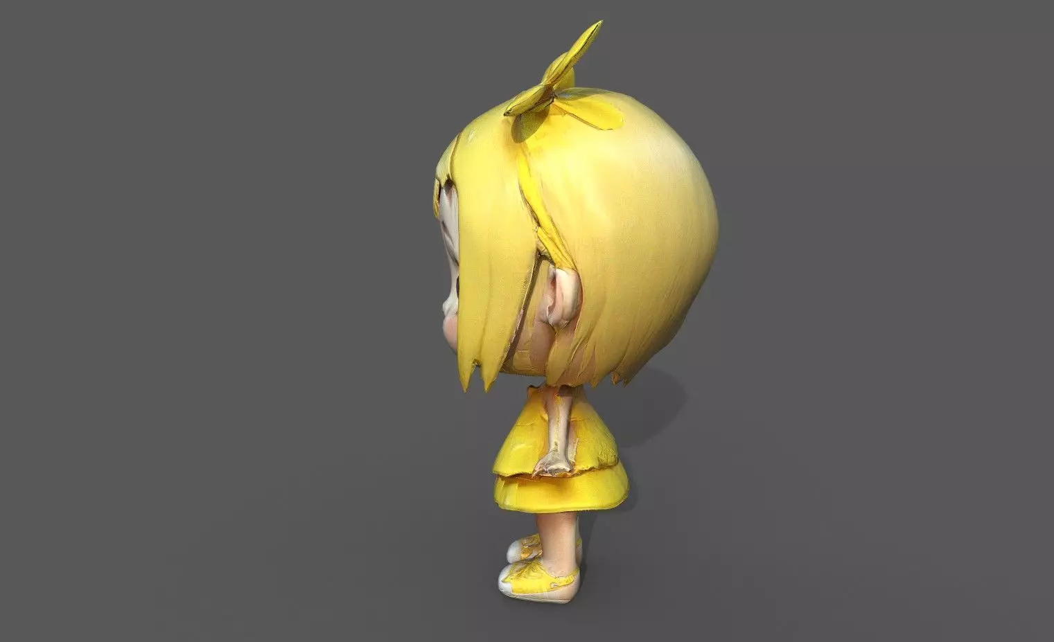 Chibi Adventure Heroes Pack 5 Low-poly 3D model_36