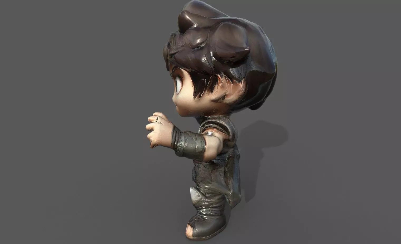 Chibi Adventure Heroes Pack 5 Low-poly 3D model_33