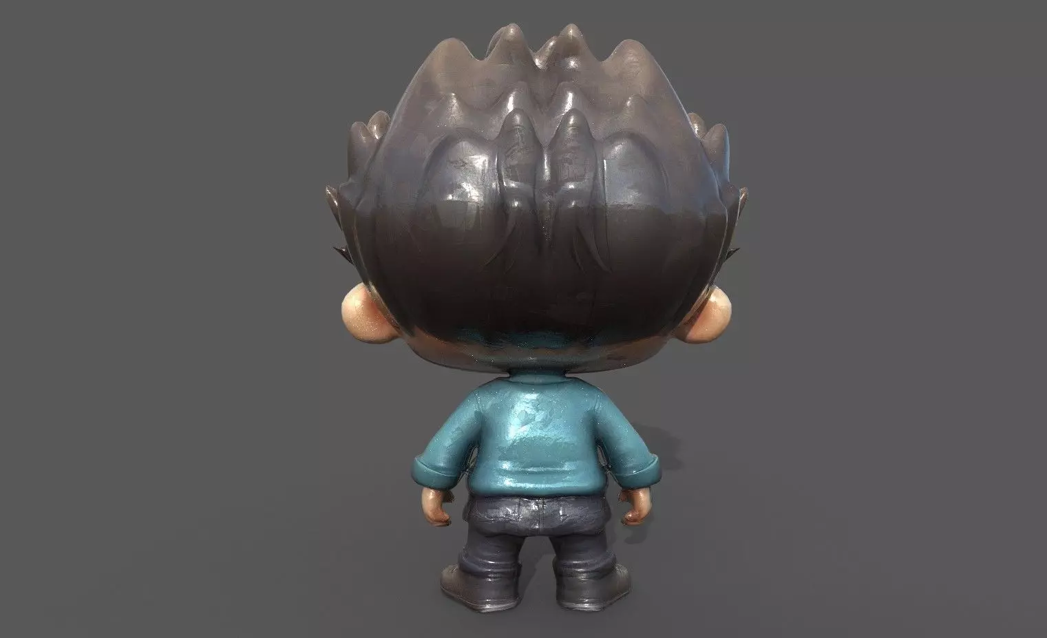 Chibi Adventure Heroes Pack 5 Low-poly 3D model_50