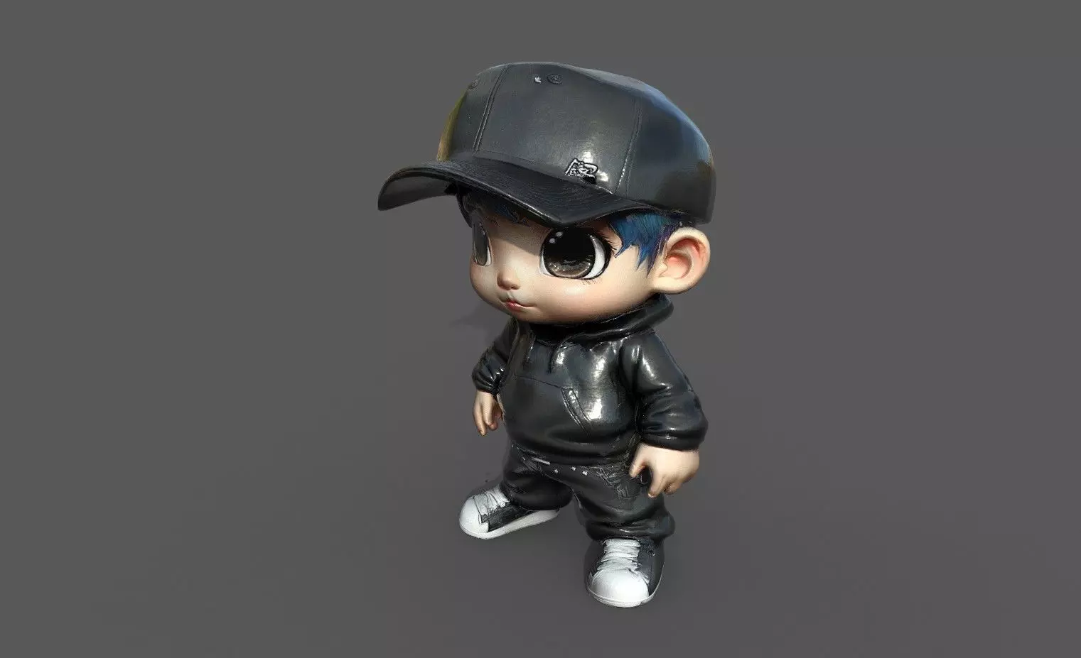 Chibi Adventure Heroes Pack 5 Low-poly 3D model_25