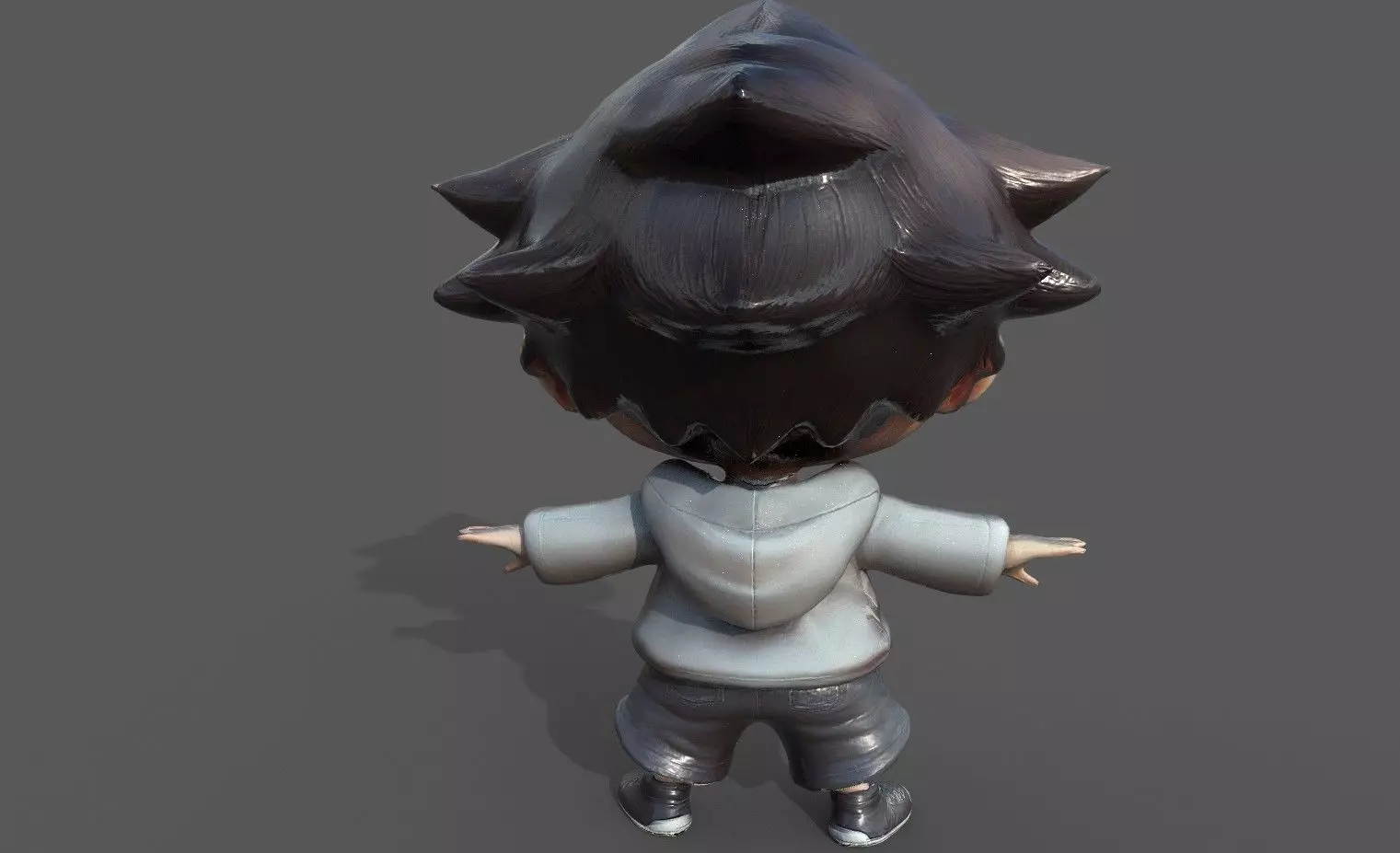 Chibi Adventure Heroes Pack 5 Low-poly 3D model_60