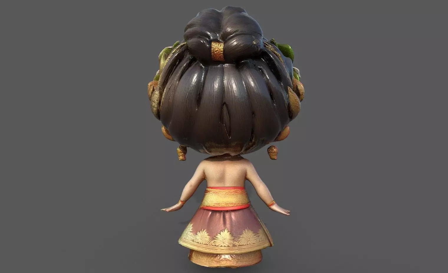 Chibi Adventure Heroes Pack 5 Low-poly 3D model_58