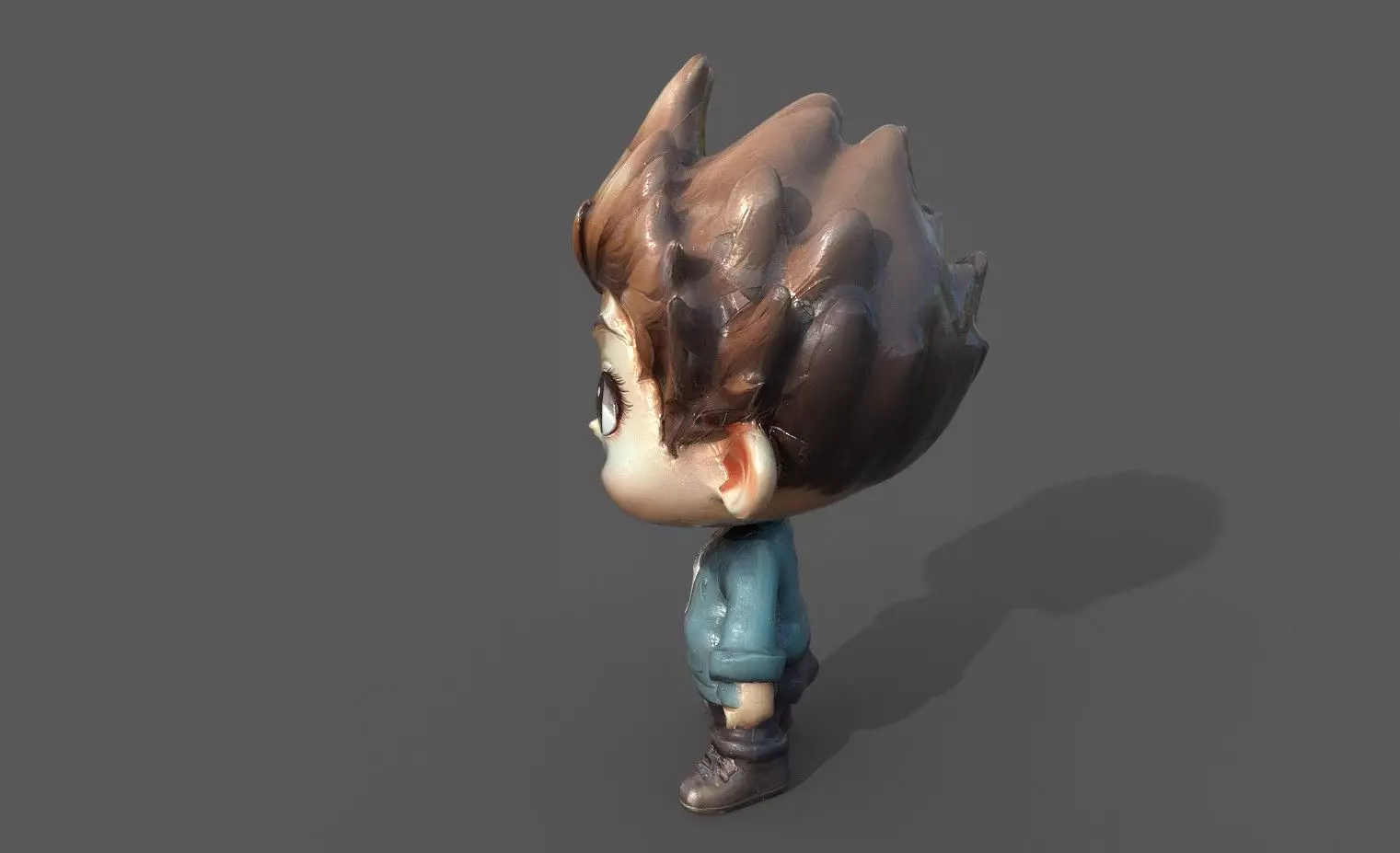 Chibi Adventure Heroes Pack 5 Low-poly 3D model_35