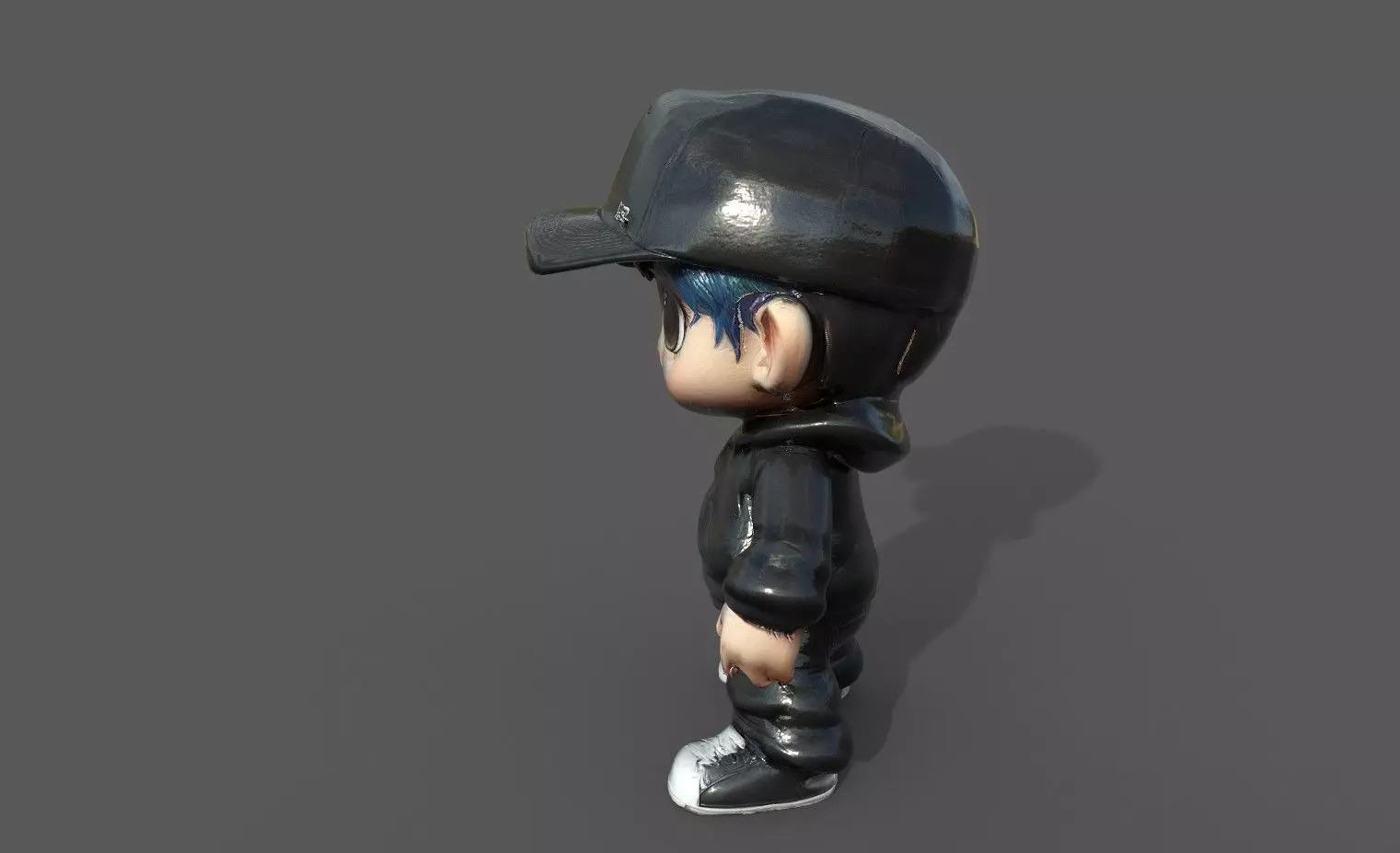 Chibi Adventure Heroes Pack 5 Low-poly 3D model_40