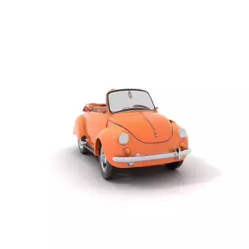 Vintage Peach Convertible model pack