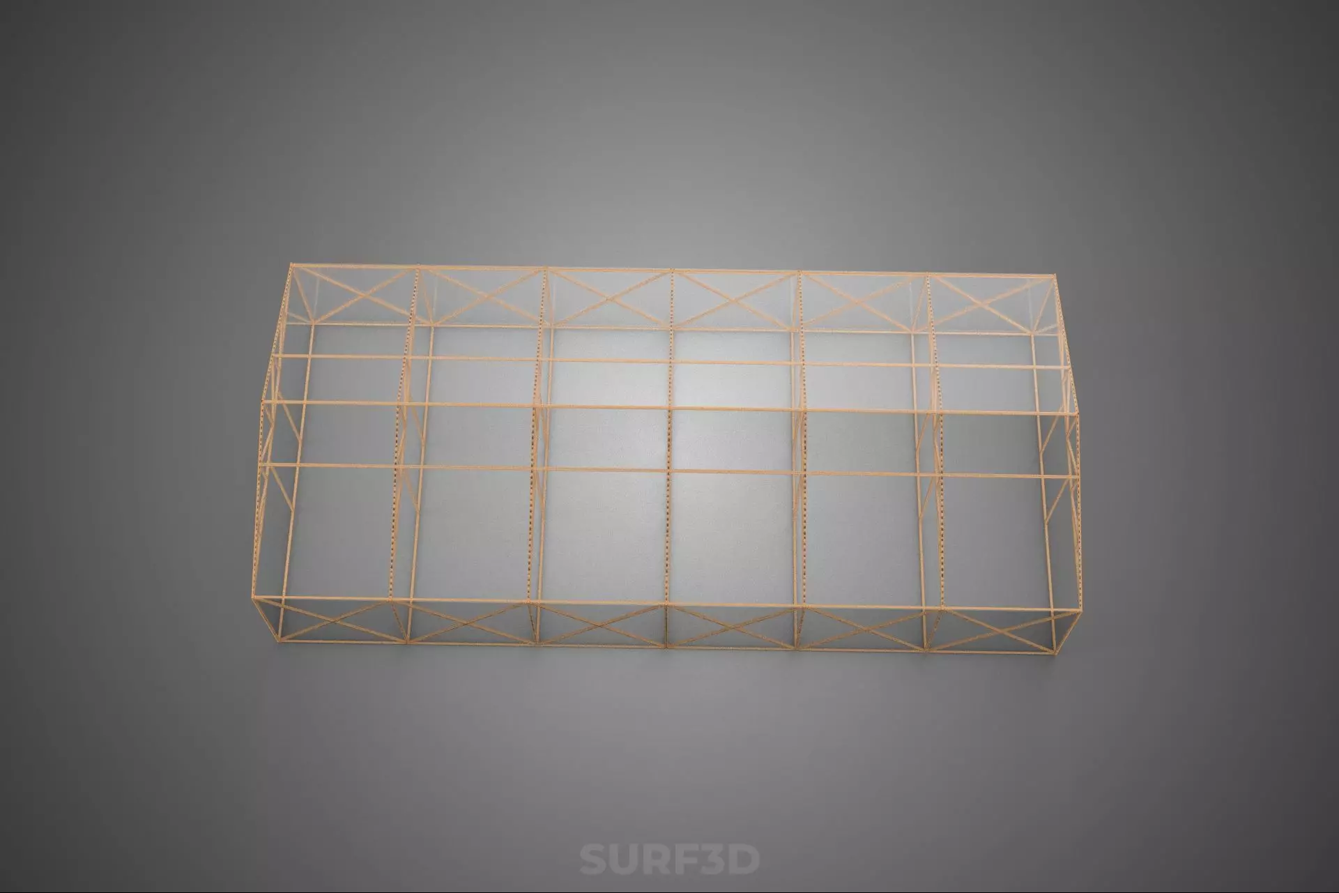 EMPTY ARCHITECTURAL GREENHOUSE HOTHOUSE GLASSHOUSE FARMS GARDEN 3D model_17