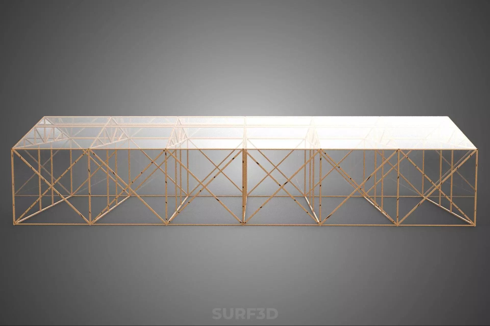 EMPTY ARCHITECTURAL GREENHOUSE HOTHOUSE GLASSHOUSE FARMS GARDEN 3D model_8