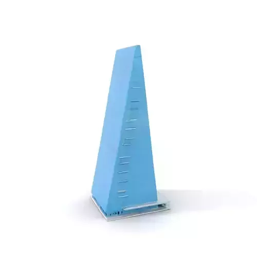 Blue Glass Skyscraper model pack Low-poly 3D model
