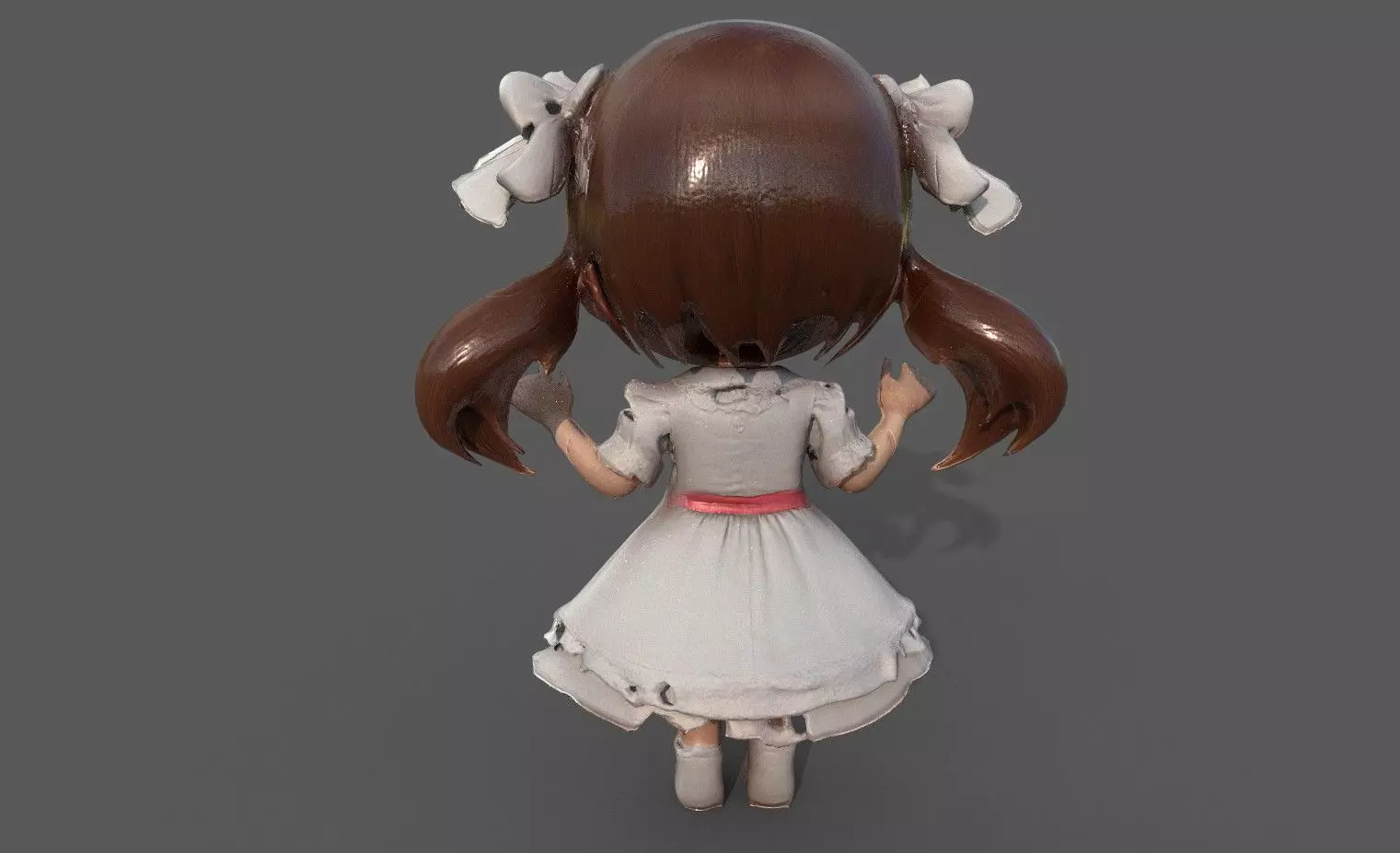 Chibi Adventure Heroes Pack 6 Low-poly 3D model_70