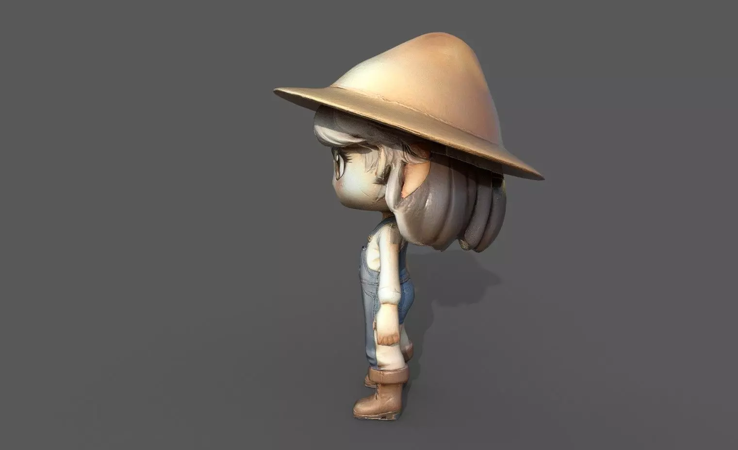 Chibi Adventure Heroes Pack 6 Low-poly 3D model_38