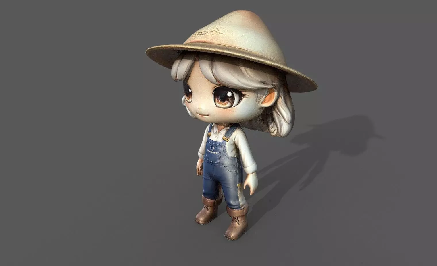 Chibi Adventure Heroes Pack 6 Low-poly 3D model_20