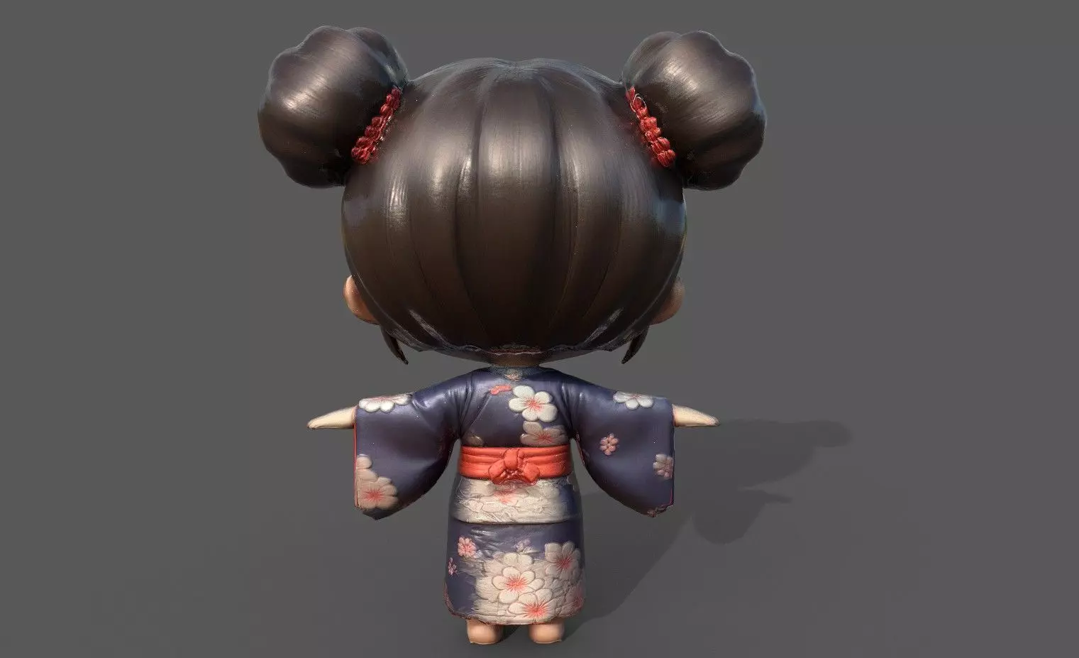 Chibi Adventure Heroes Pack 6 Low-poly 3D model_66