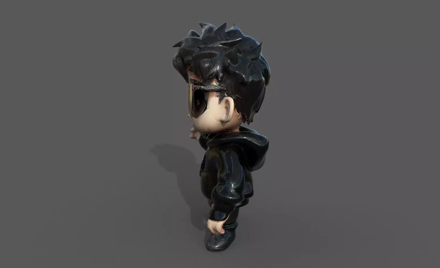 Chibi Adventure Heroes Pack 6 Low-poly 3D model_54