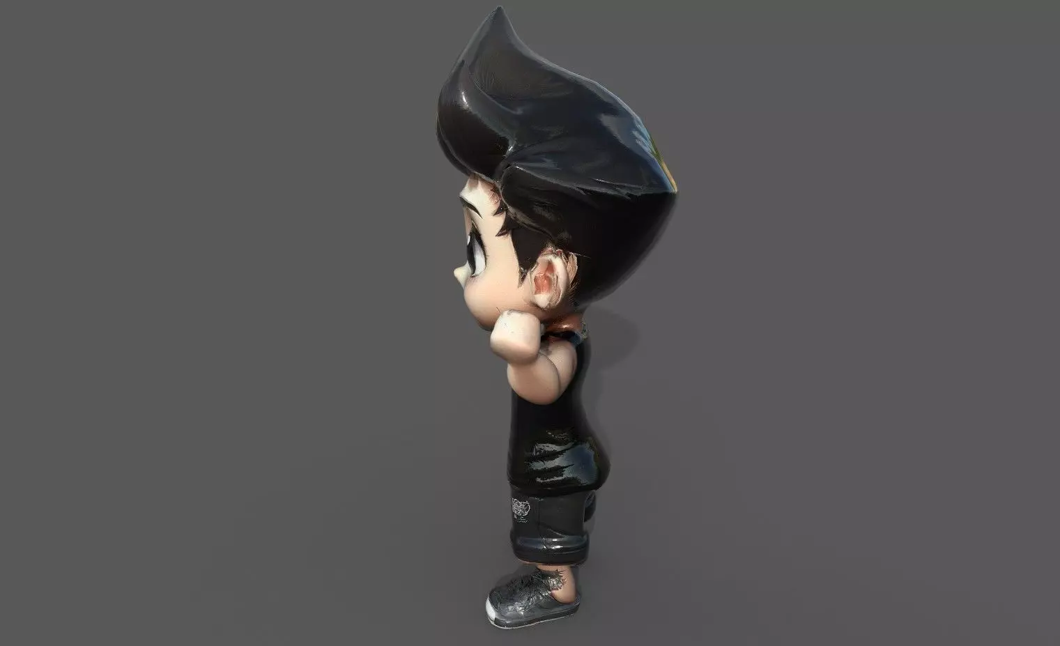 Chibi Adventure Heroes Pack 6 Low-poly 3D model_45