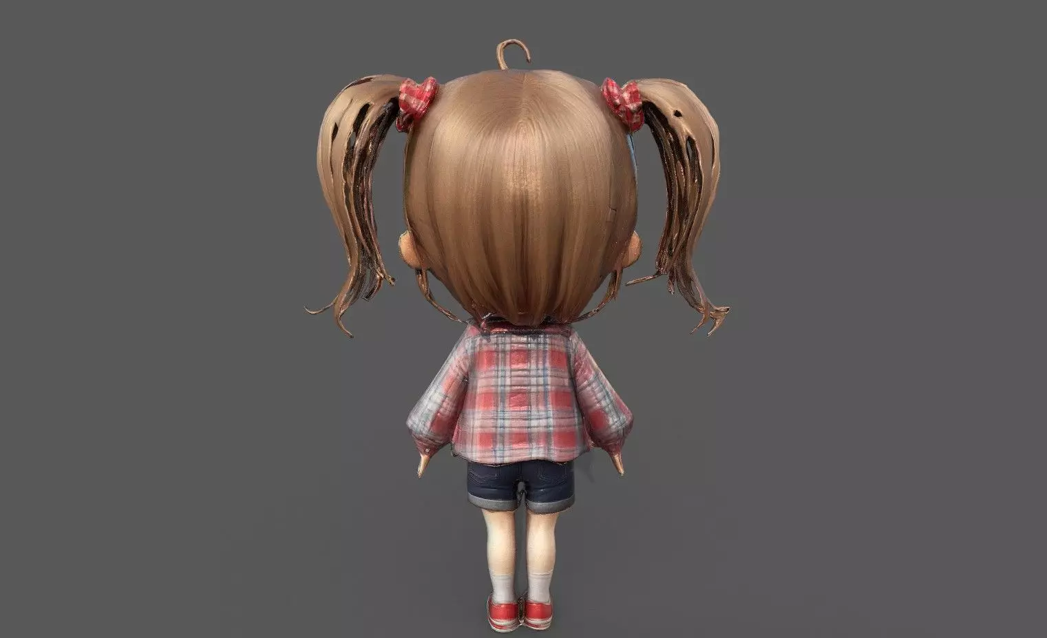 Chibi Adventure Heroes Pack 6 Low-poly 3D model_69