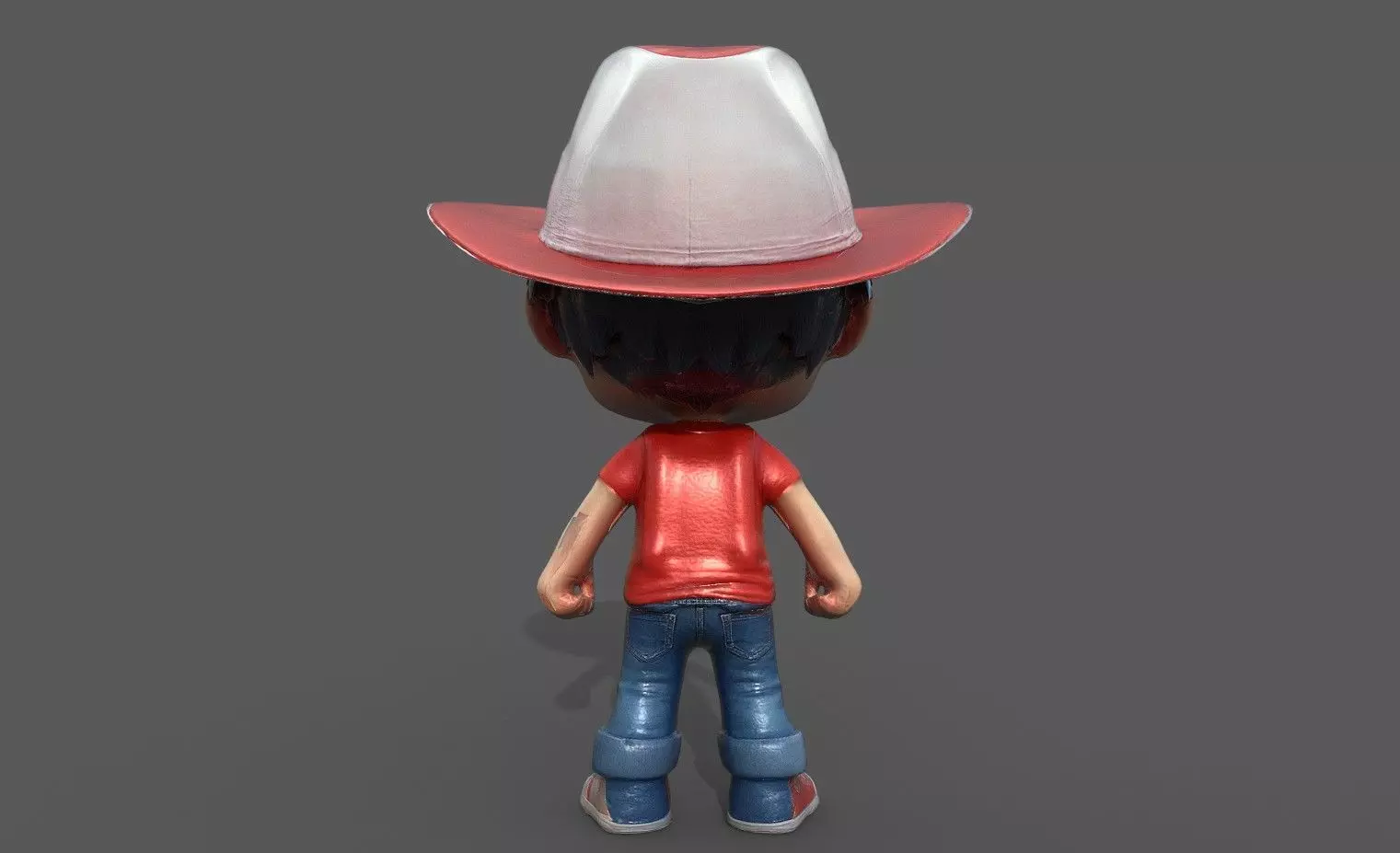 Chibi Adventure Heroes Pack 6 Low-poly 3D model_65