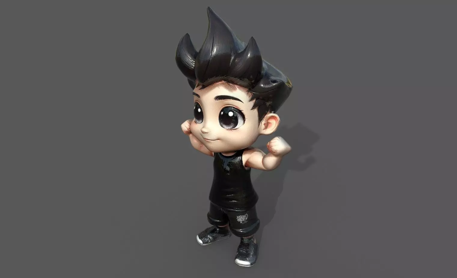 Chibi Adventure Heroes Pack 6 Low-poly 3D model_27