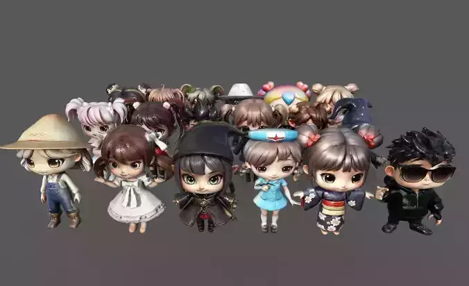 Chibi Adventure Heroes Pack 6