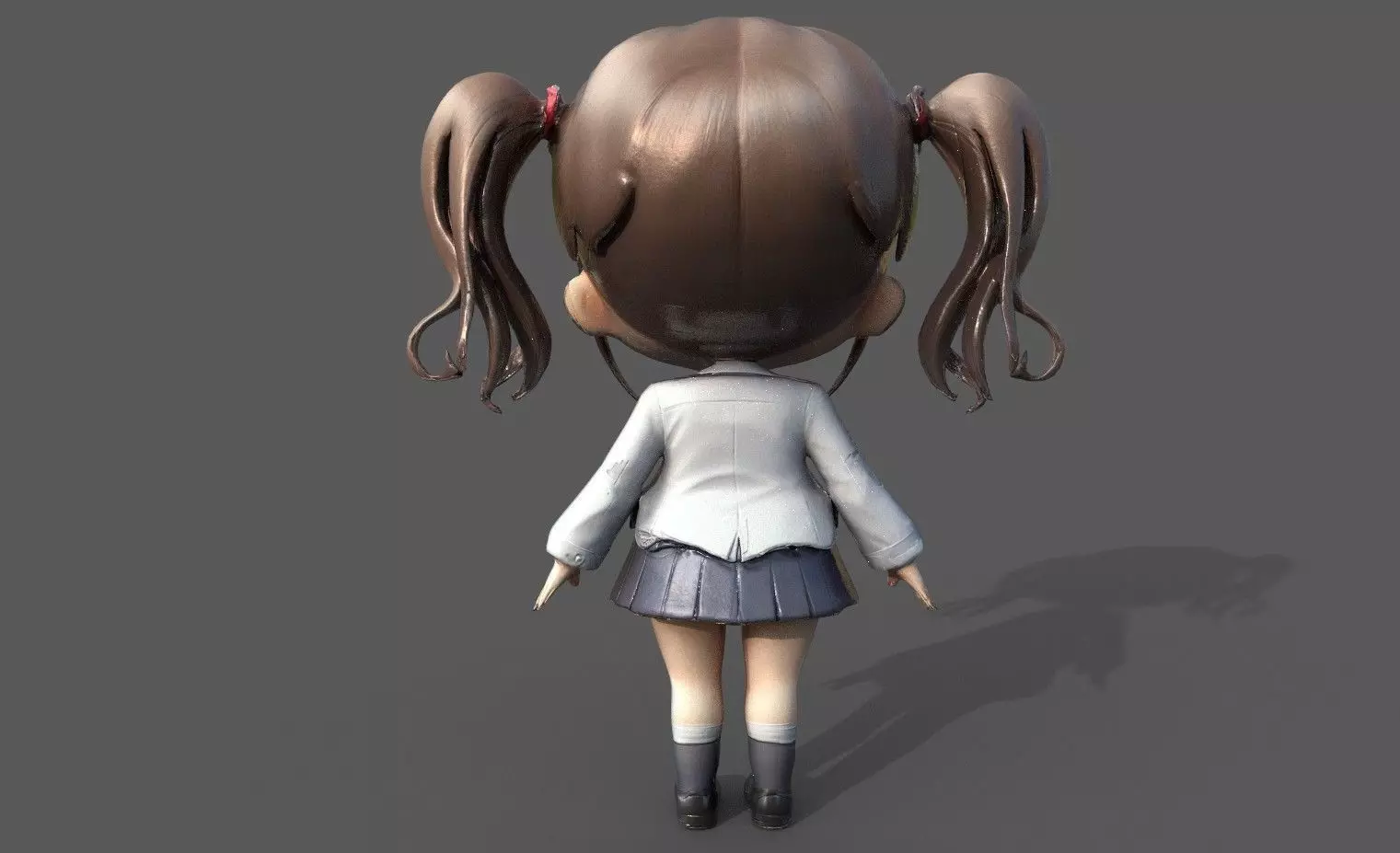 Chibi Adventure Heroes Pack 6 Low-poly 3D model_67