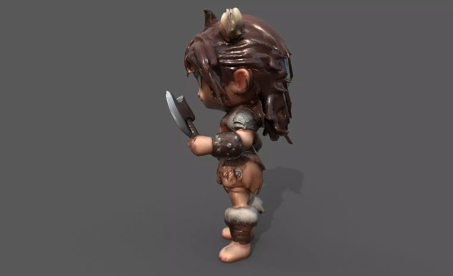 Chibi Adventure Heroes Pack 6 Low-poly 3D model_44