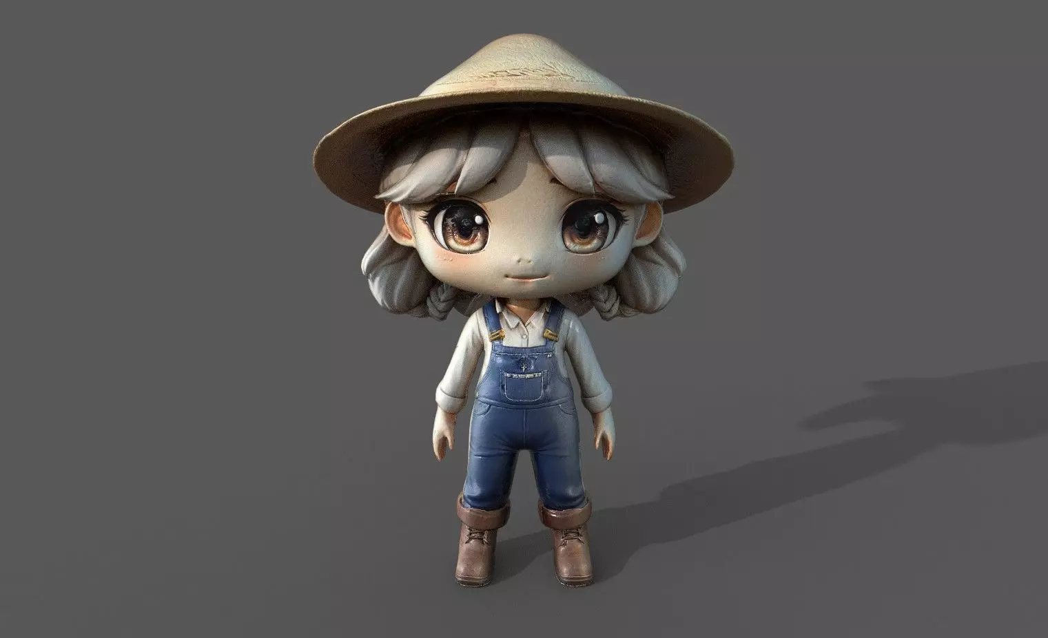 Chibi Adventure Heroes Pack 6 Low-poly 3D model_2