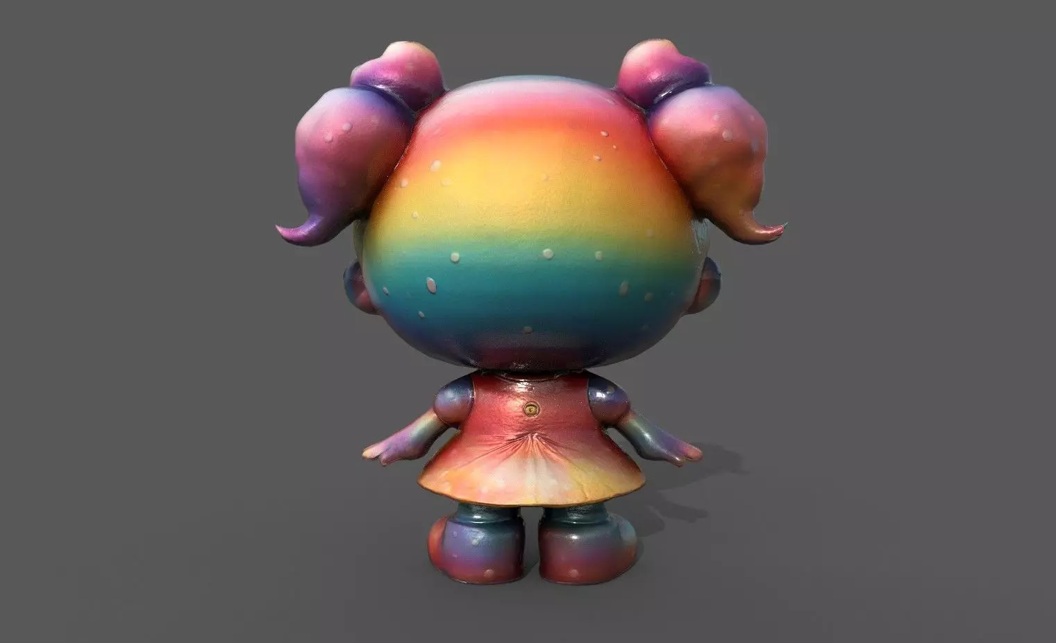 Chibi Adventure Heroes Pack 6 Low-poly 3D model_72