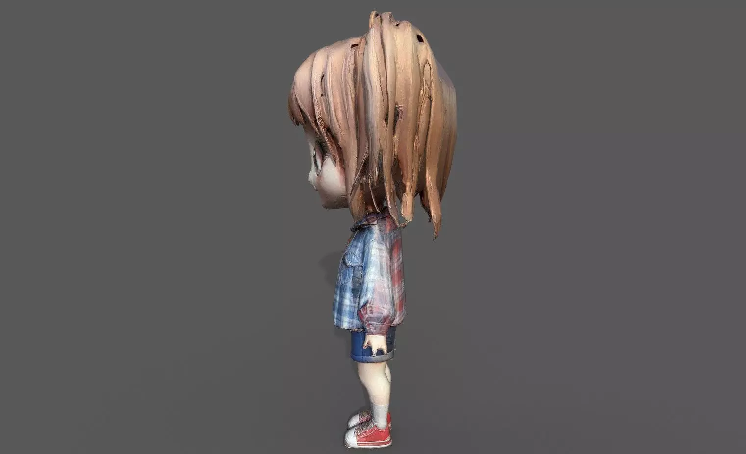 Chibi Adventure Heroes Pack 6 Low-poly 3D model_52