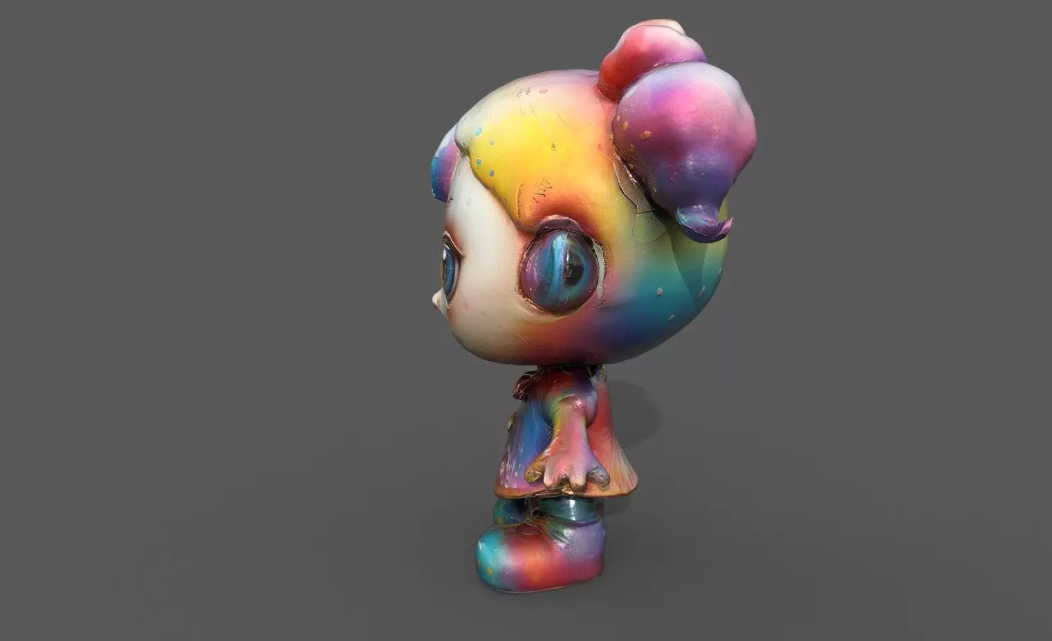 Chibi Adventure Heroes Pack 6 Low-poly 3D model_55