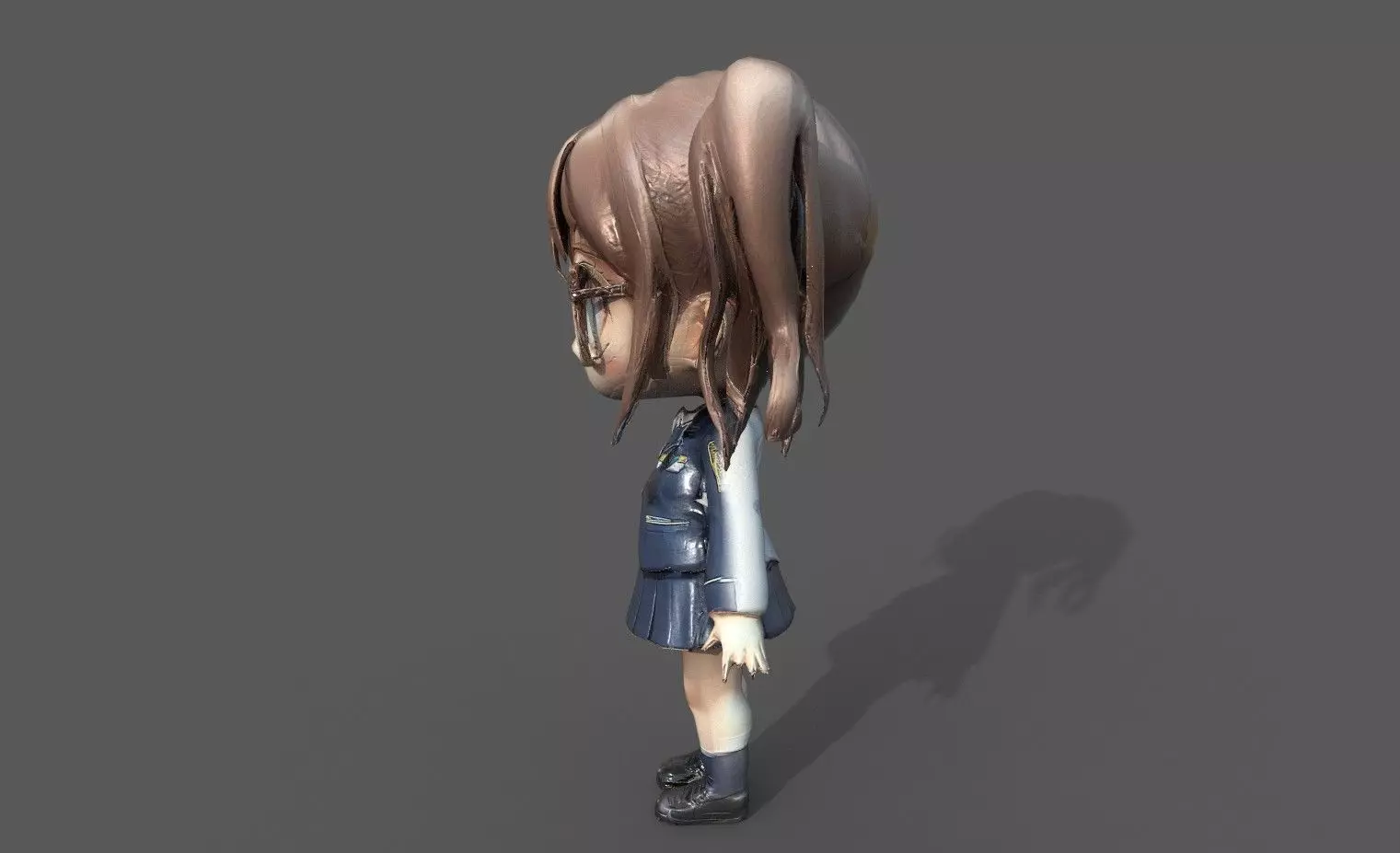 Chibi Adventure Heroes Pack 6 Low-poly 3D model_50